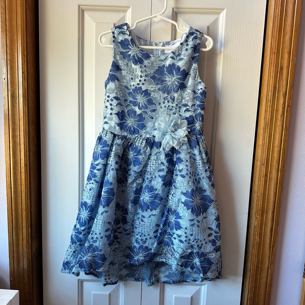 Children’s Place blue floral spring dress